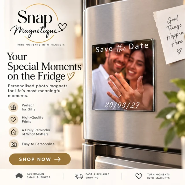 Save the Date Magnets 🤍

The cutest way to make sure no one forgets your big day! 
Custom with your photo, names & date. 
Your guests will keep it on the fridge forever.

ORDER VIA LINK IN BIO

#savethedate
#photomagnets